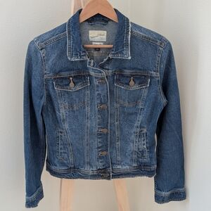 NWOT Universal Thread Freeborn Button Down Collared Jacket In Navy Blue